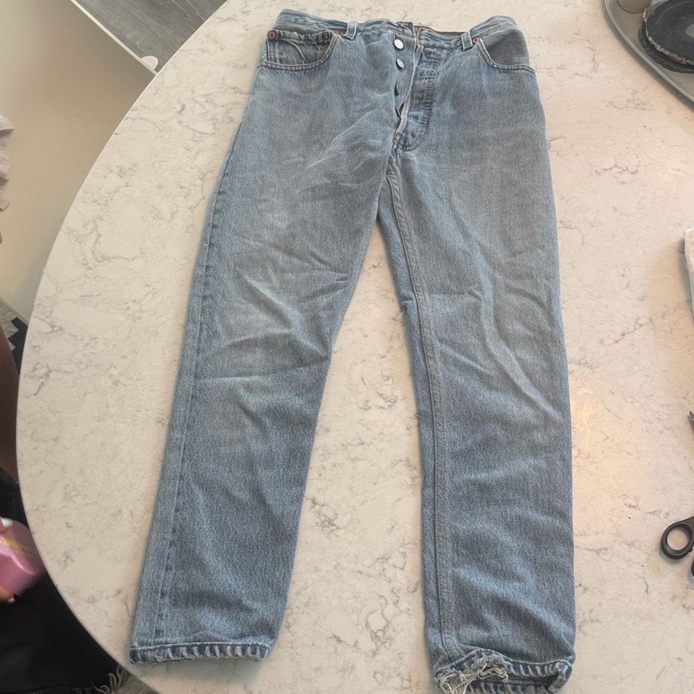Re/Done Light Blue Denim Jeans